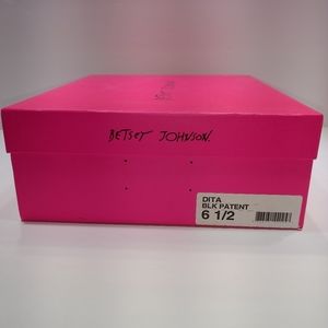 Betsy Johnson black sexy heels 6 1/2